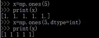 numpy.ones
